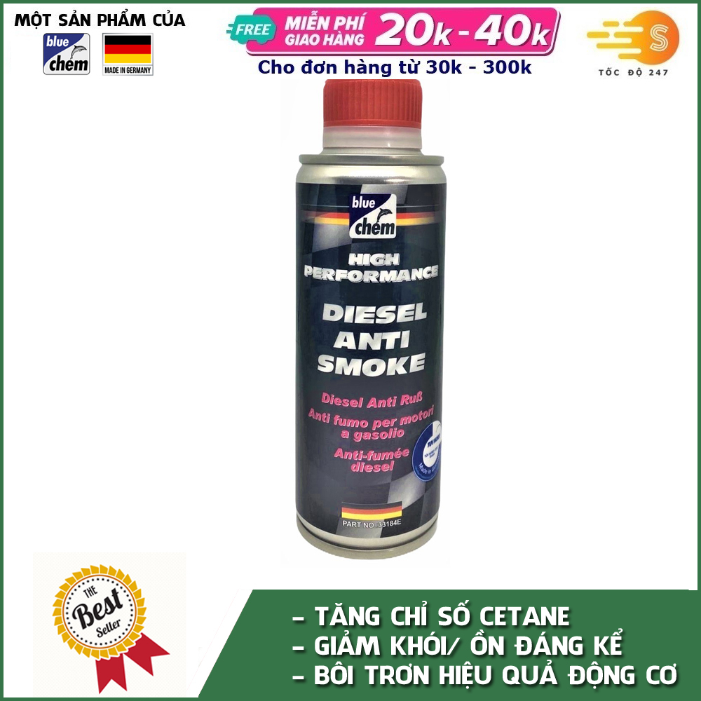 Phụ gia tăng cetan và giảm khói cho động cơ diesel Bluechem 33184E