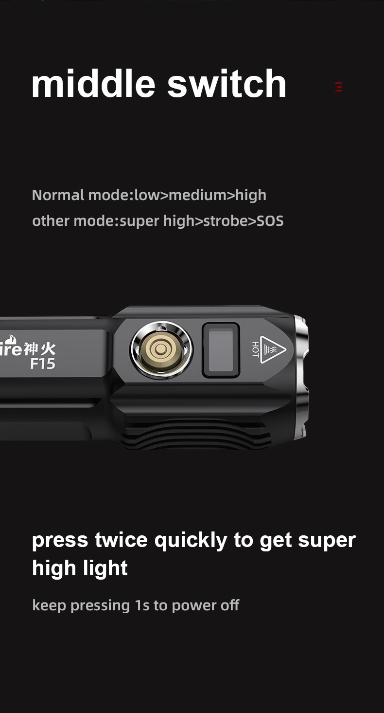 ĐÈN PIN SUPFIRE F15-T