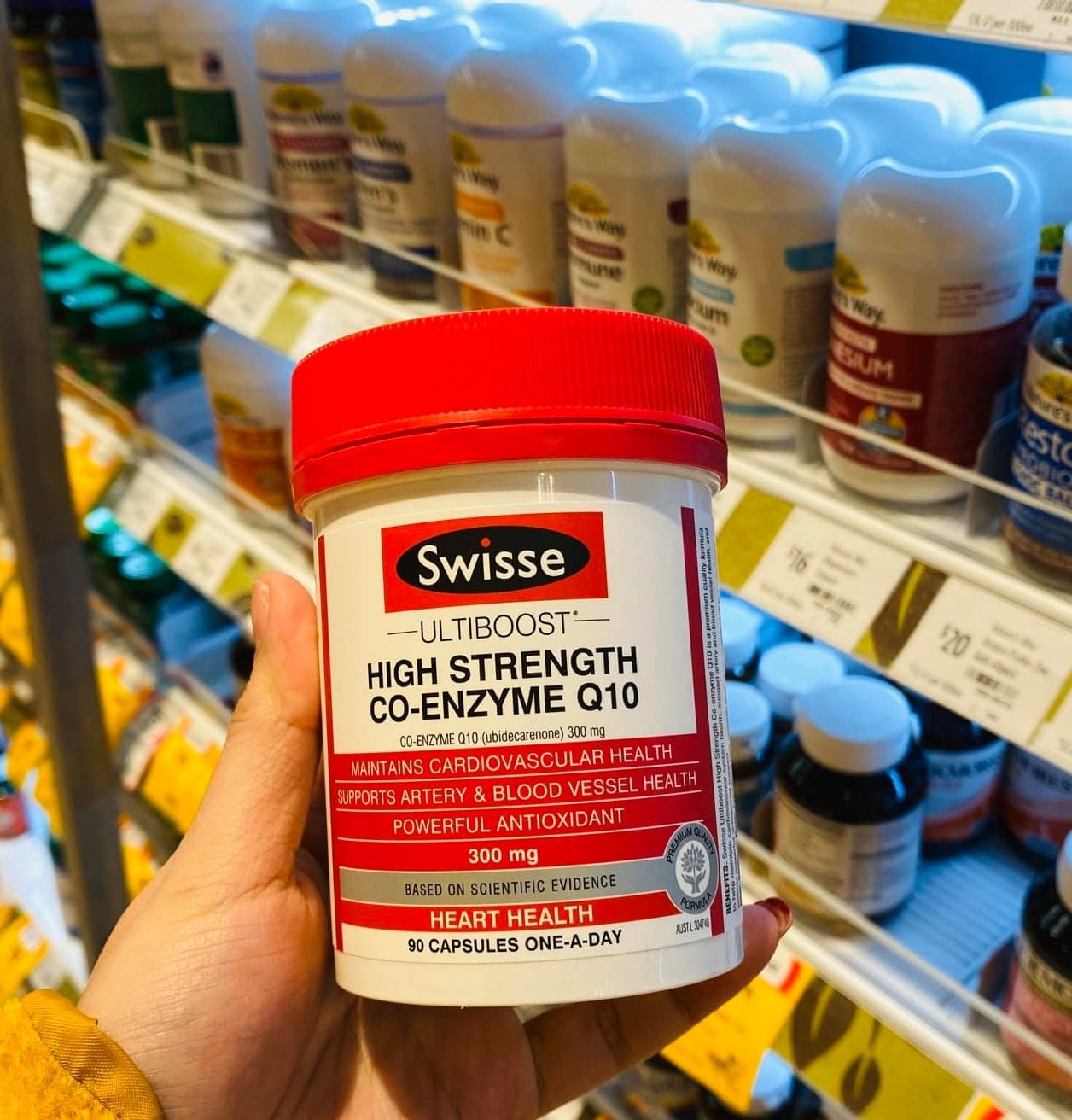bổ tim mạch SWISSE CO ENZYME Q10 150mg 180 viên
