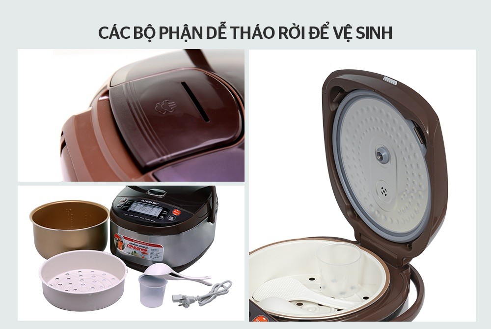 Nồi cơm điện tử Sunhouse SHD8905C