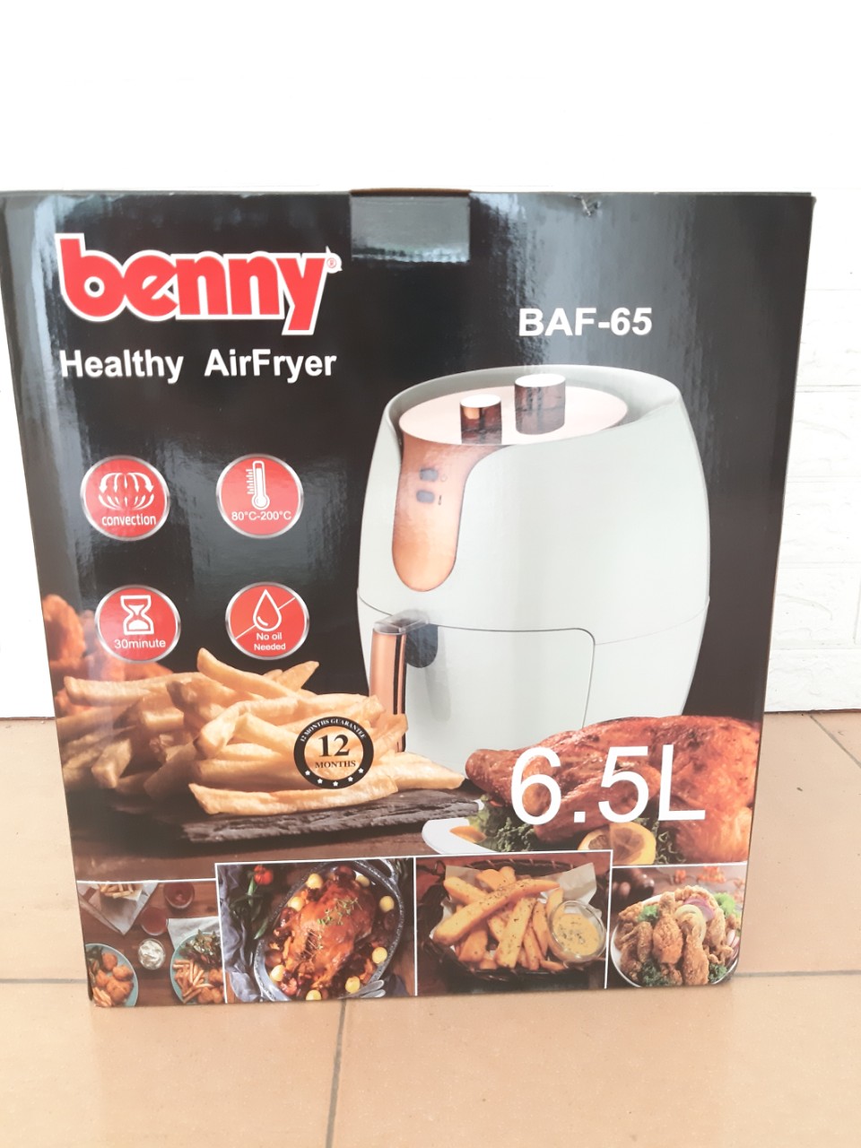 Nồi chiên không dầu Benny BAF-65 6.5L