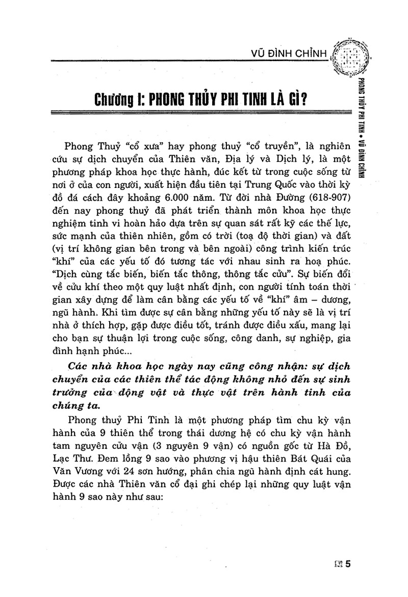 Phong Thủy Phi Tinh