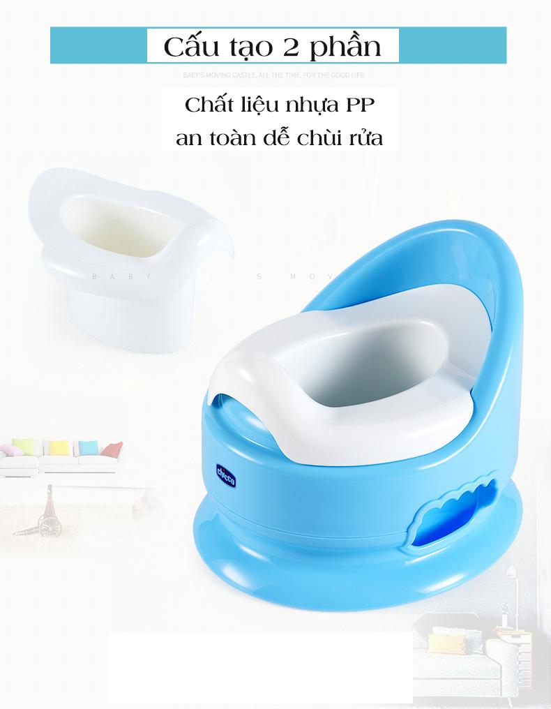Bô vệ sinh có lưng tựa Chicco