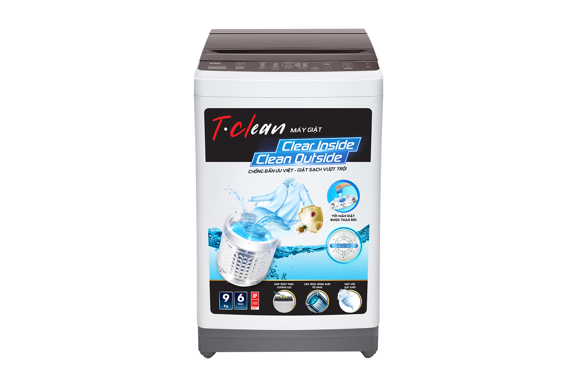 Máy giặt TCL 9 Kg TWA90-B302GM