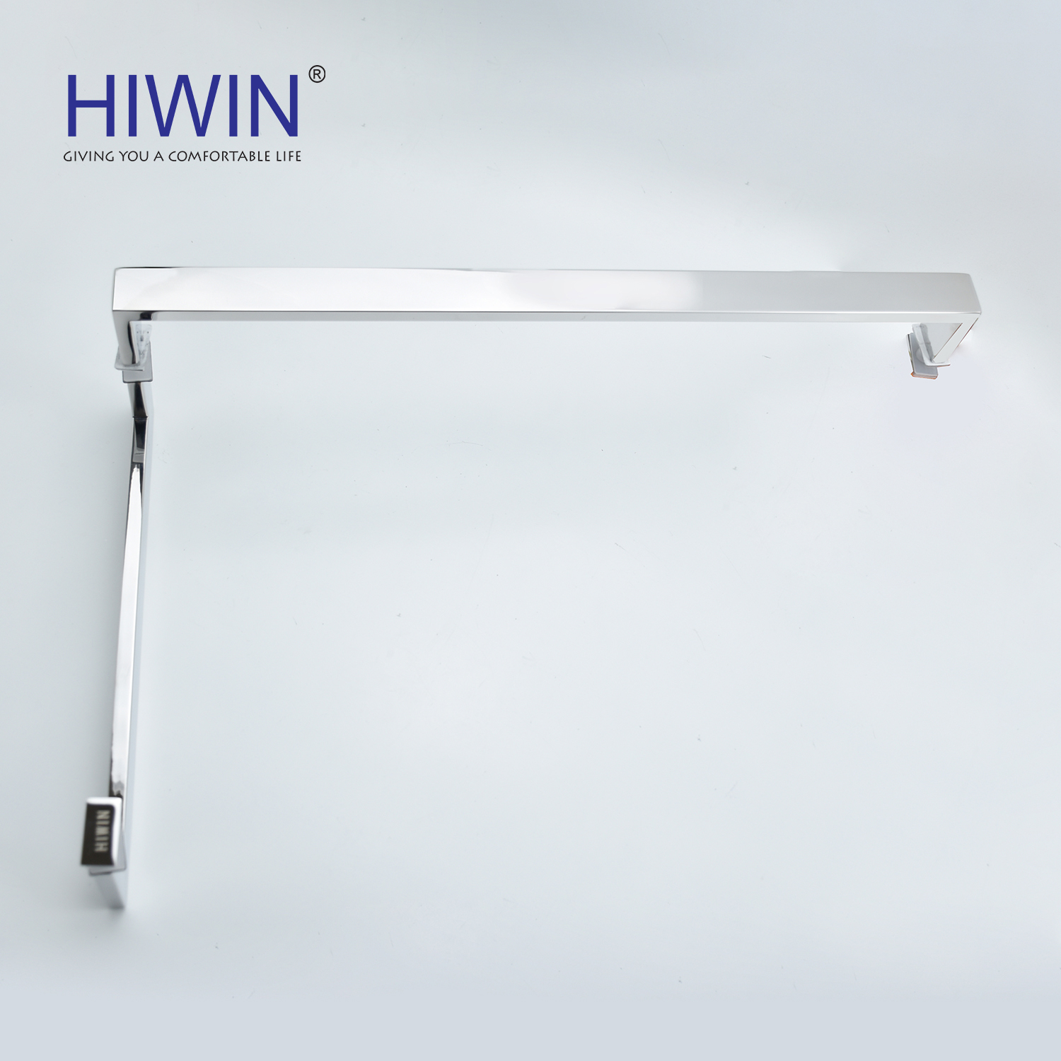 TAY NẮM CỬA VUÔNG CHỮ L CABIN TẮM KÍNH CƯỜNG LỰC HIWIN HD-600F