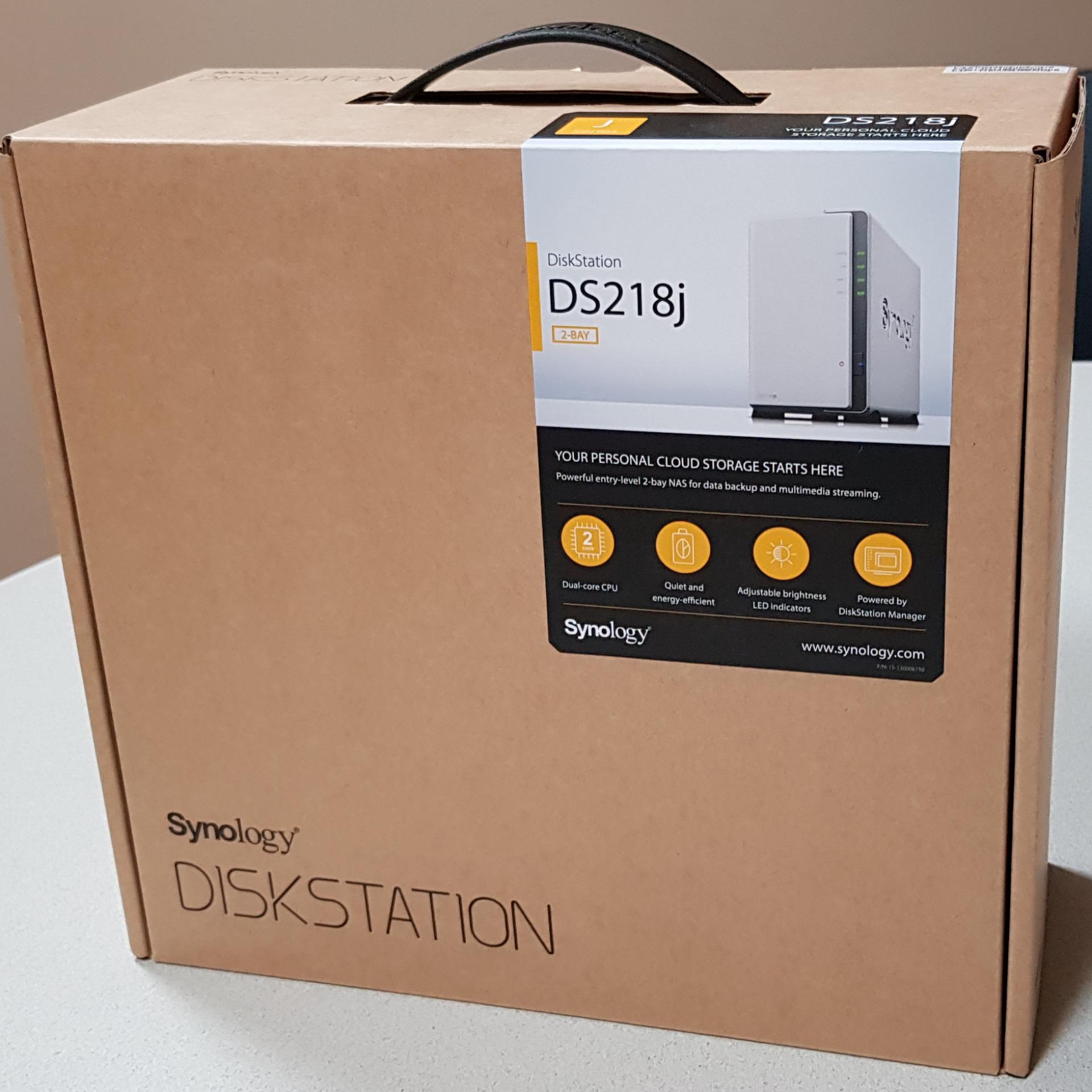 Ổ lưu trữ mạng Synology DS218J (chưa có ổ cứng)