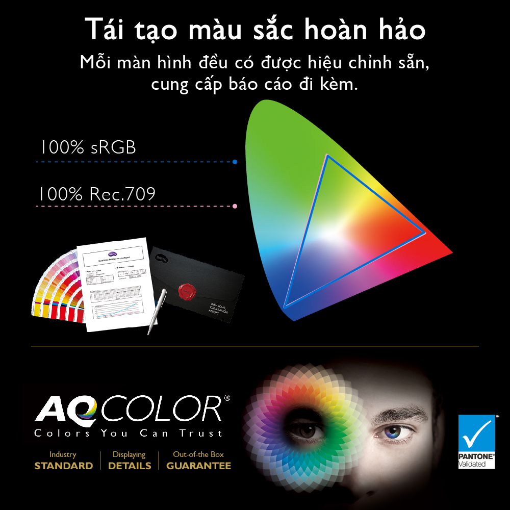 Màn hình máy tính LED BenQ PD2700Q - 27 inch 2K, IPS