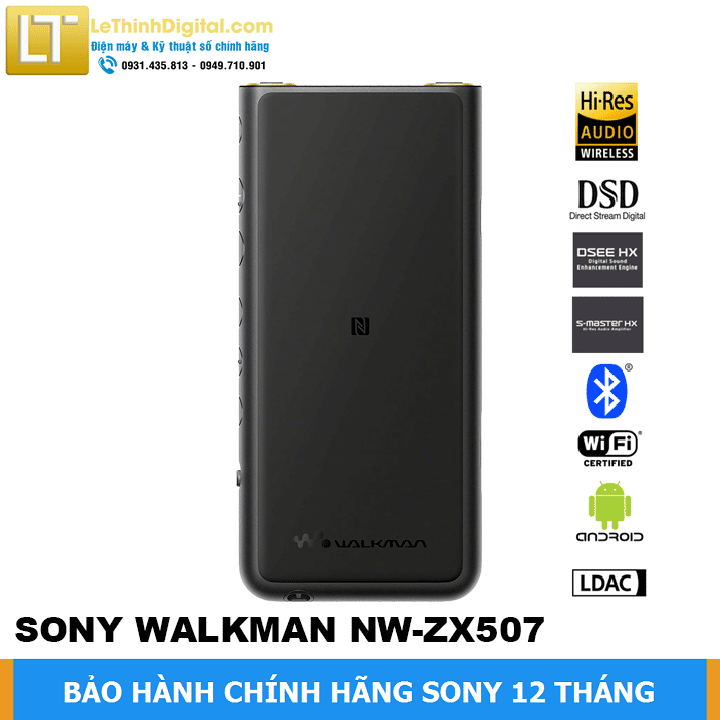 Máy Nghe Nhạc Sony NW-ZX507