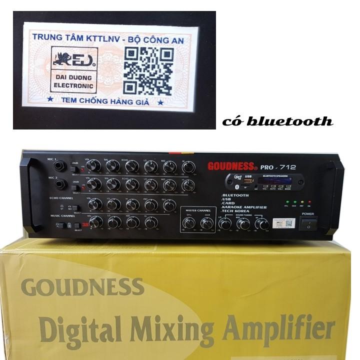 Amply karaoke bluetooth GOUDNEES PRO 712