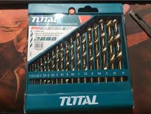 Bộ 19 mũi khoan kim loại HSS Total TACSD0195