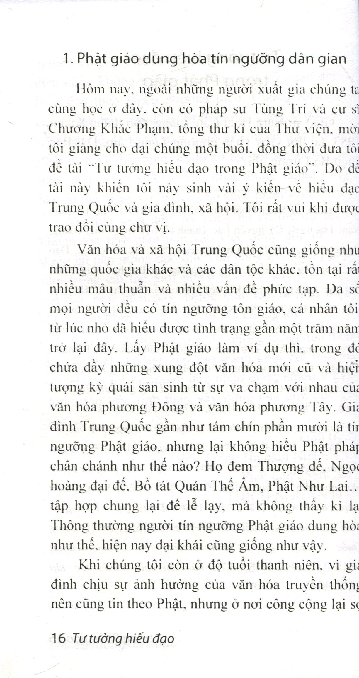 Tư tưởng hiếu đạo trong Phật giáo