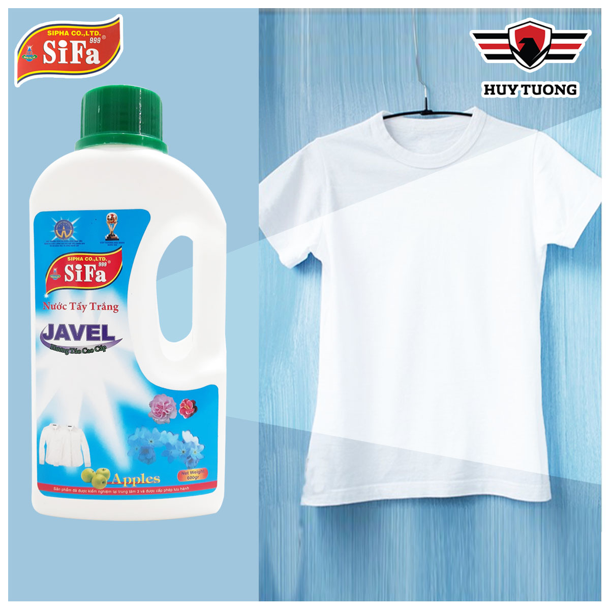 Nước tẩy trằng javel SIFA 1.2kg