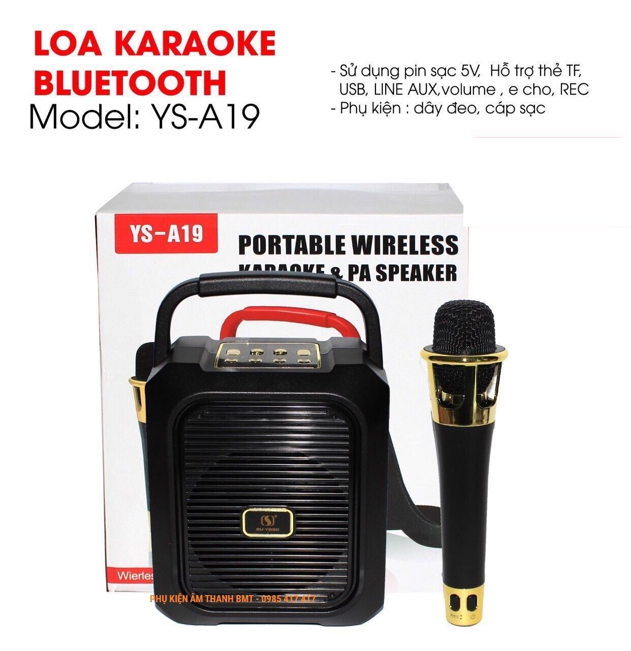 Loa karaoke bluetooth YS-A19