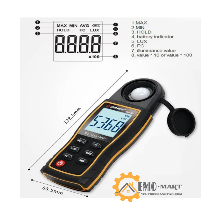 Máy đo cường độ ánh sáng SW-582