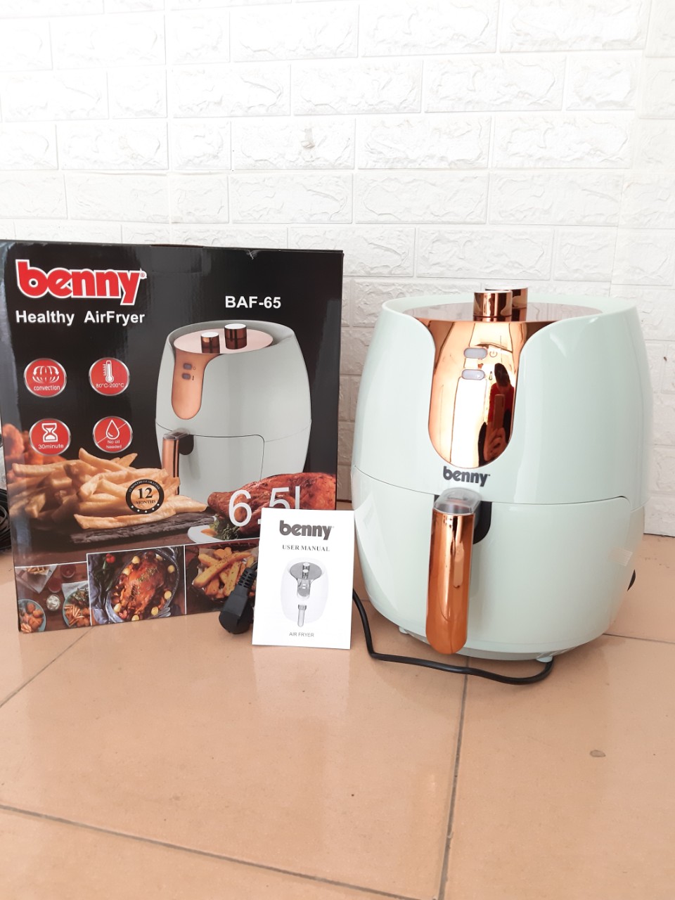 Nồi chiên không dầu Benny BAF-65 6.5L