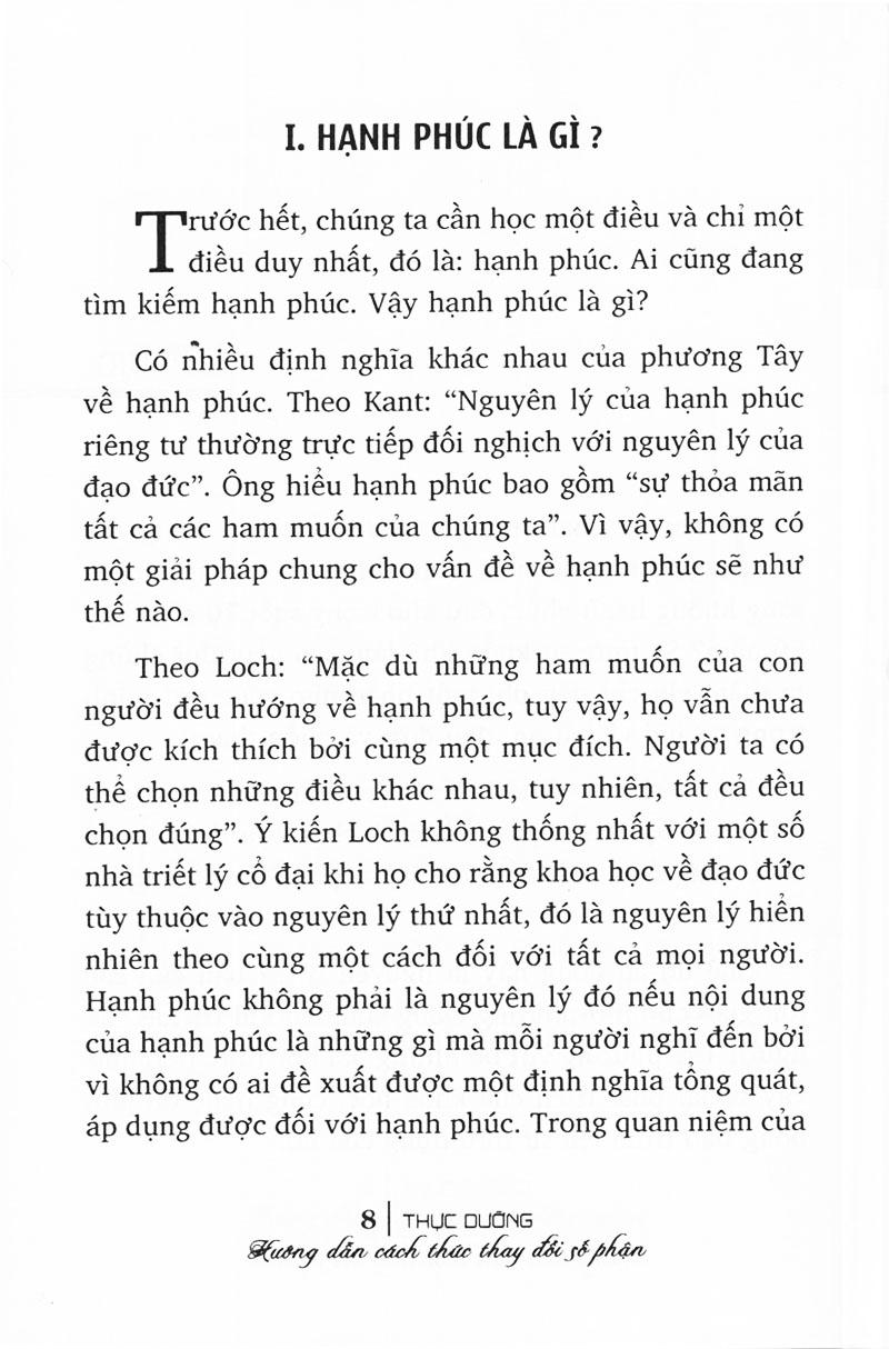 Thực Dưỡng - Hướng Dẫn Cách Thức Thay Đổi Số Phận