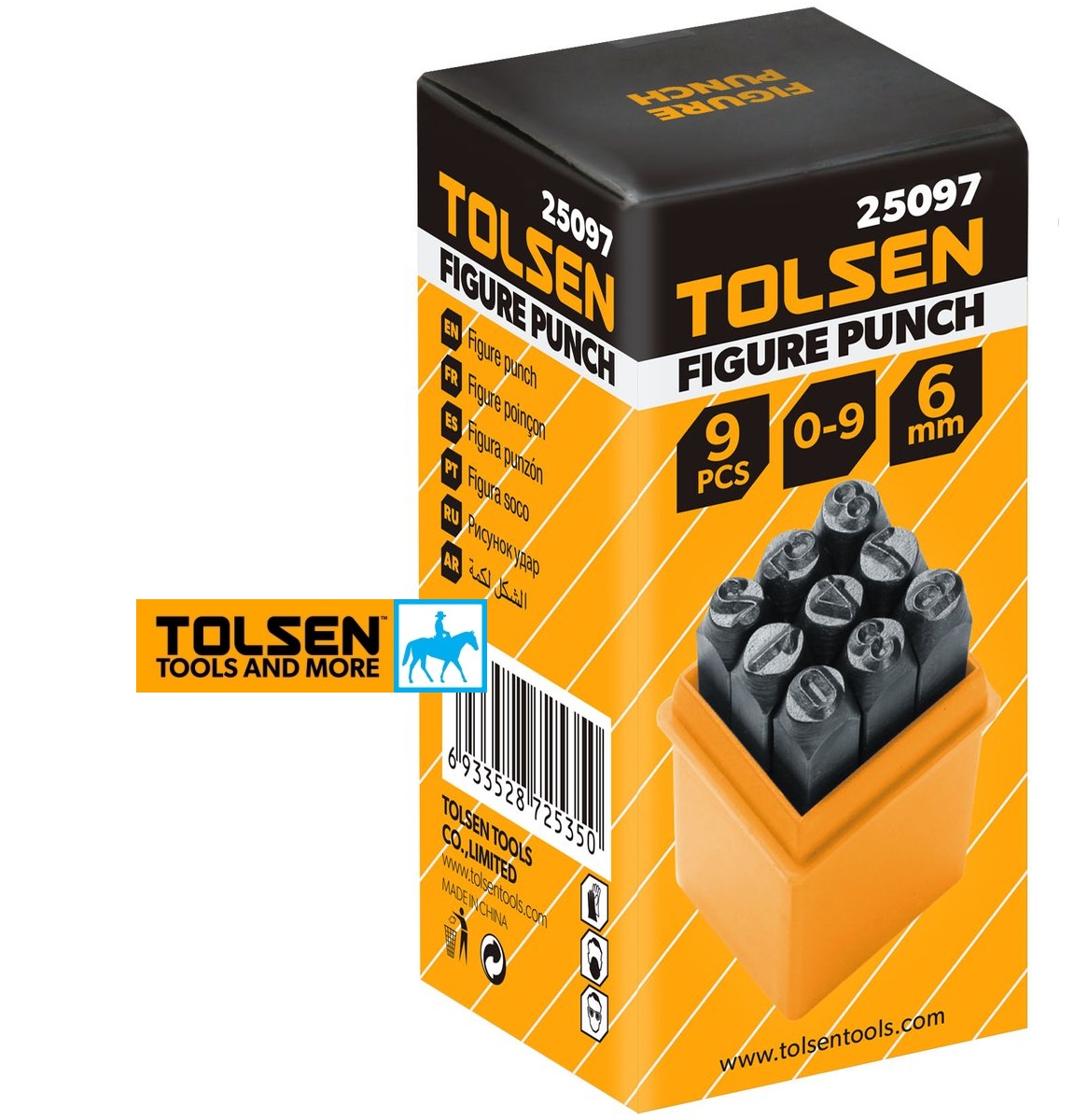 Bộ đóng số Tolsen 25097