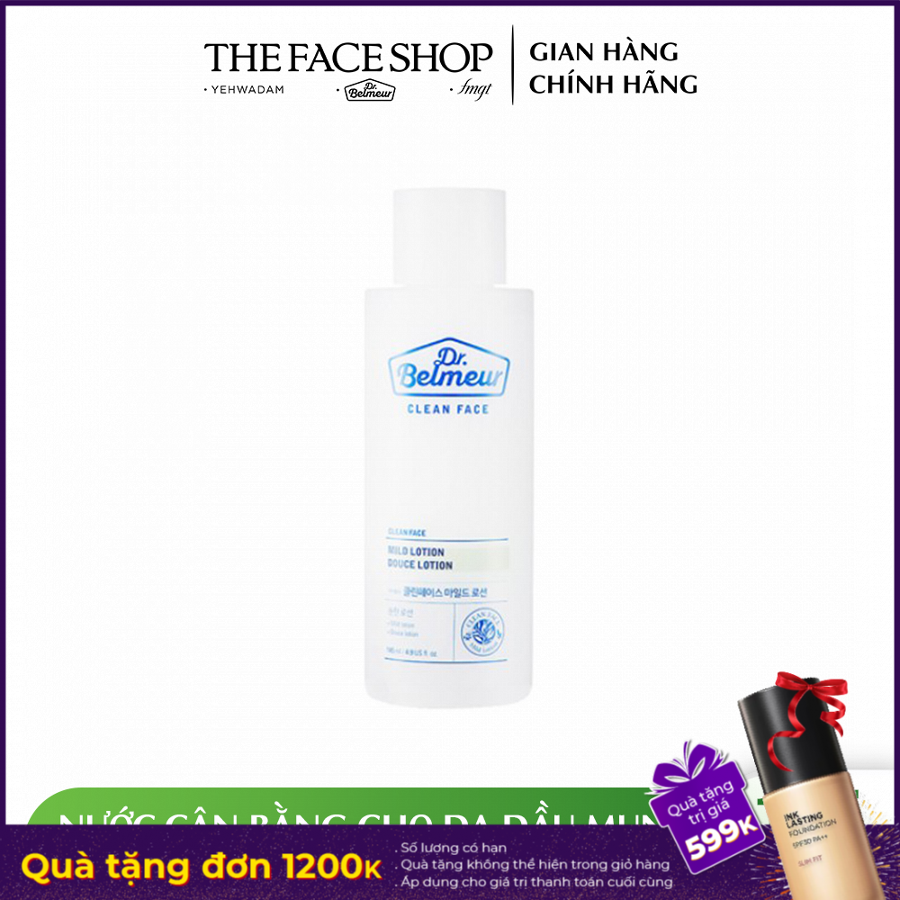 Nước hoa hồng Clean Face Mild Toner