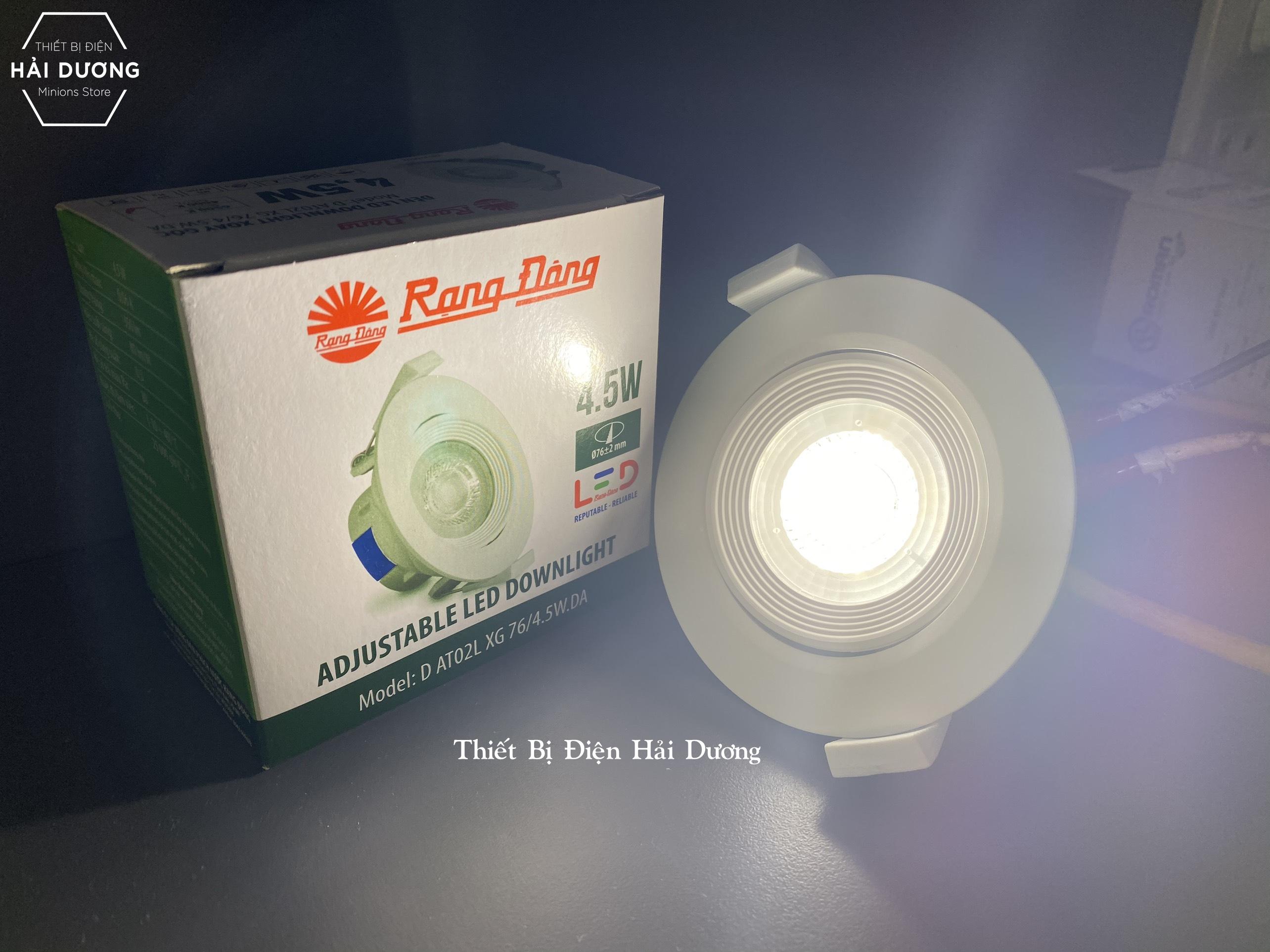 Đèn LED âm trần Downlight đổi màu Rạng Đông D AT02L ĐM 90/6W