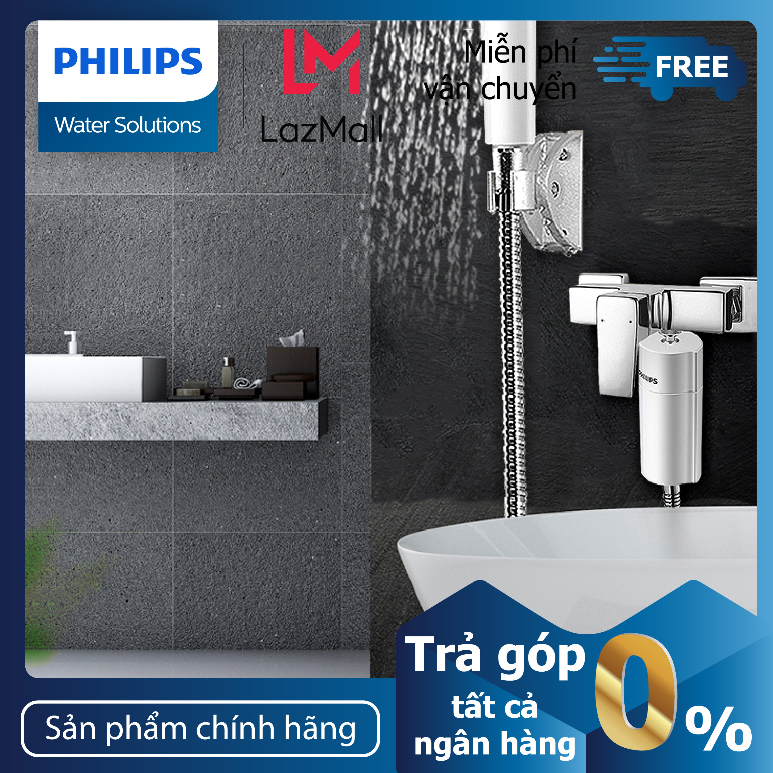 Máy lọc nước vòi sen Philips AWP1775