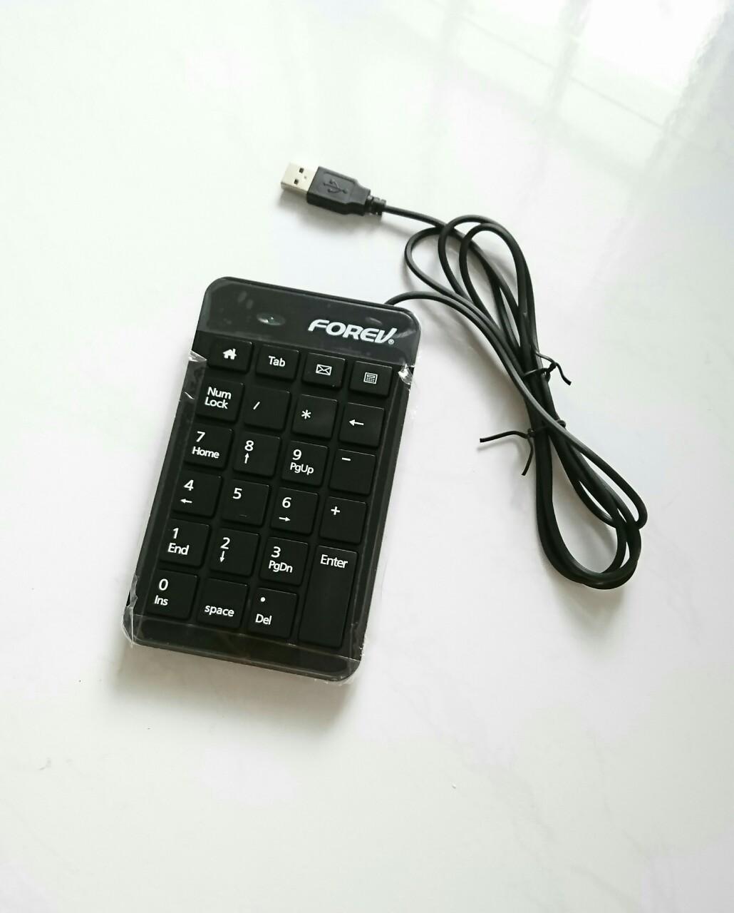 Bàn phím số mini ForeV 688 cổng USB