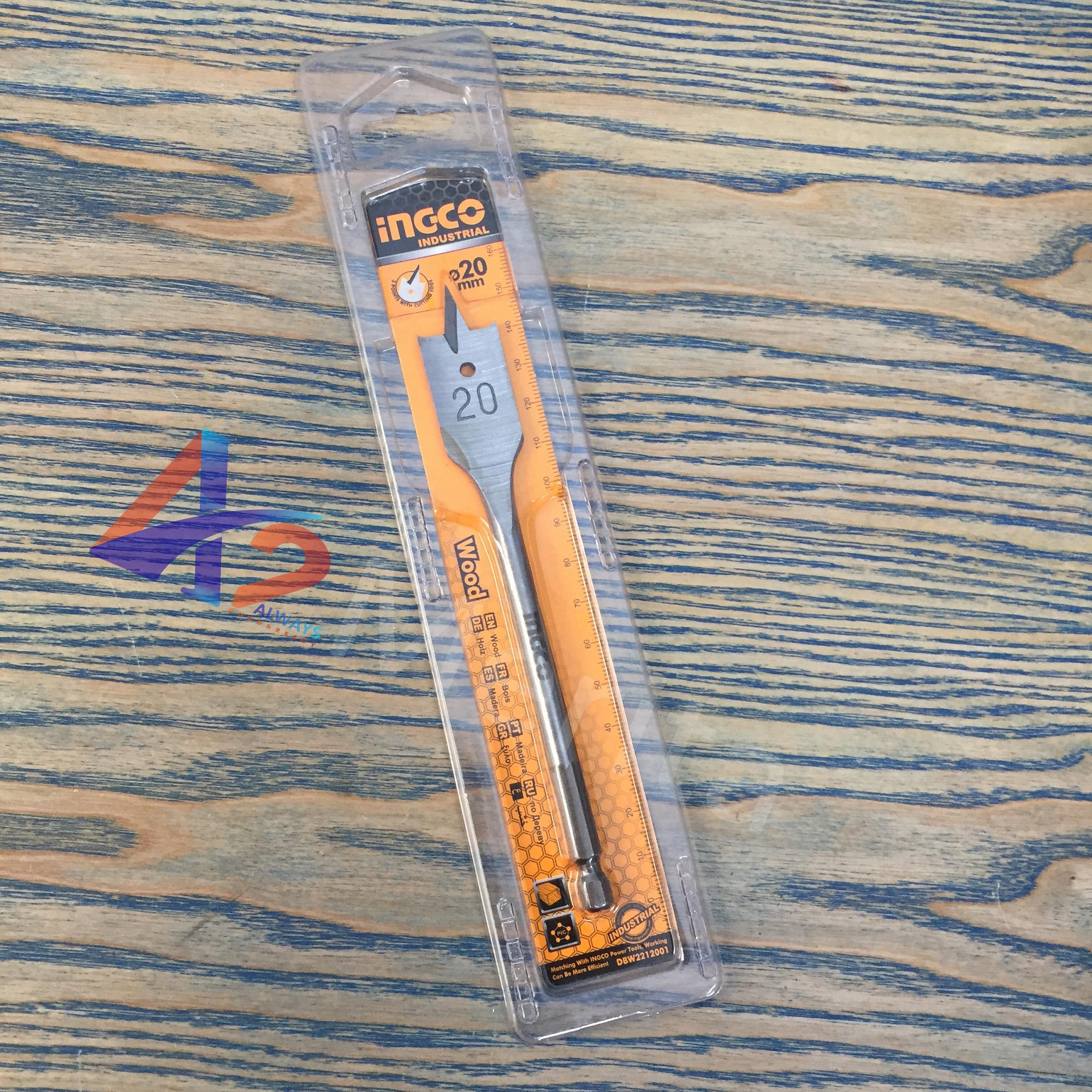 MŨI KHOAN GỖ ĐẦU DẸP INGCO DBW2212001