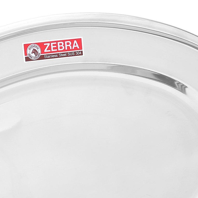 Đĩa inox 304 oval Zebra Thái Lan 45.5cm 121046