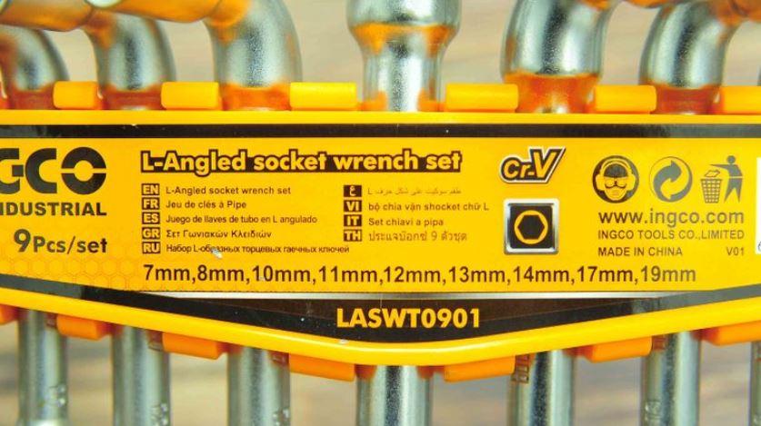 Chìa lục giác vặn góc chữ L INGCO LASWT0901
