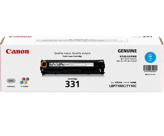 Mực in Canon 331C dùng cho máy LBP 7110Cw, LBP 7100Cn