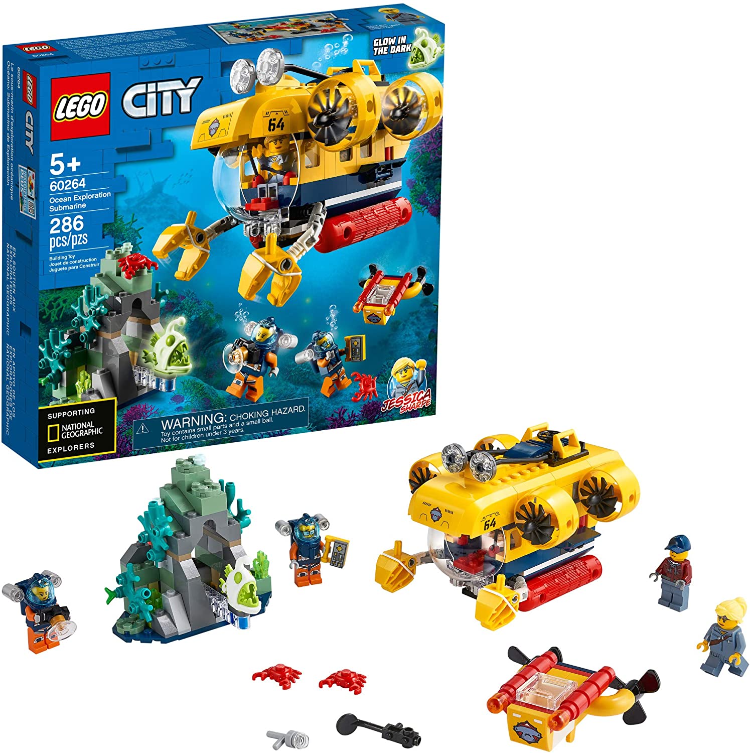 LEGO CITY 60264 Tàu Ngầm Thám Hiểm Đại Dương