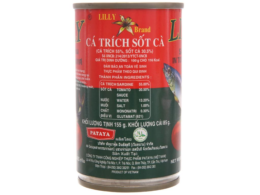Combo 10 Hộp Cá trích sốt cà Lilly 155G