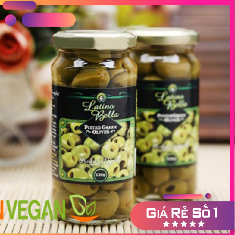 Olive Latino Bella Xanh Không Hạt 235G
