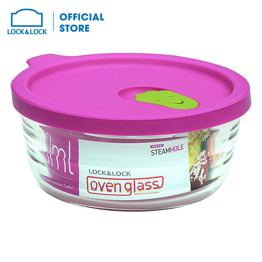 Hộp thủy tinh Lock & Lock Wave Steam Hole LLG761 480ml