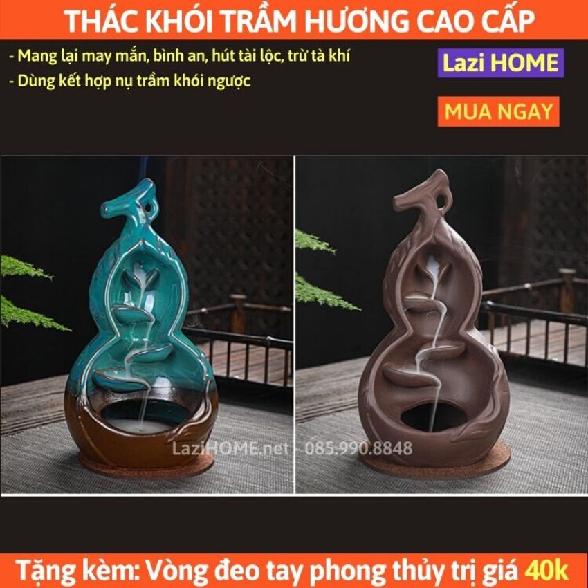 Thác khói trầm hương hồ lô
