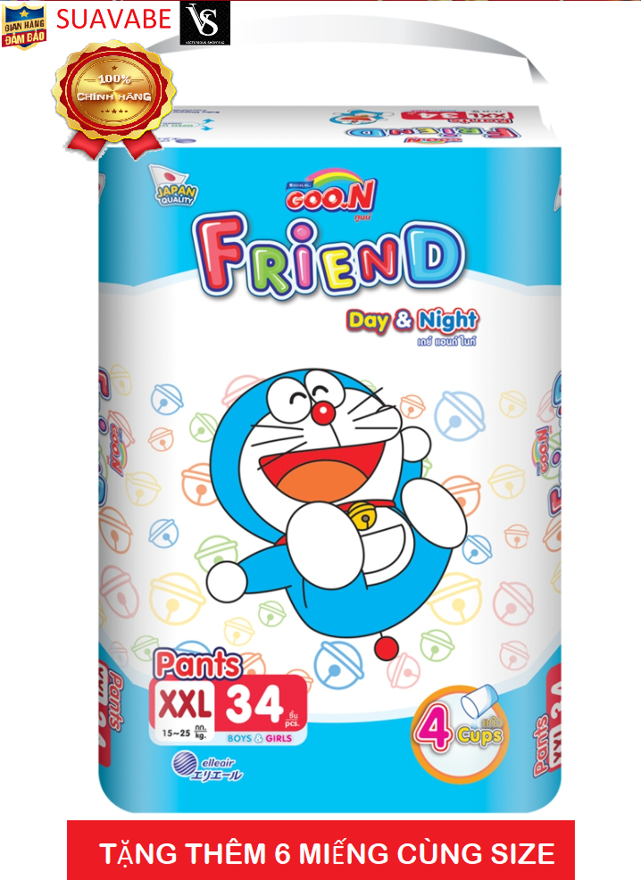 TÃ QUẦN GOO.N FRIEND XXL34 (15-25KG)