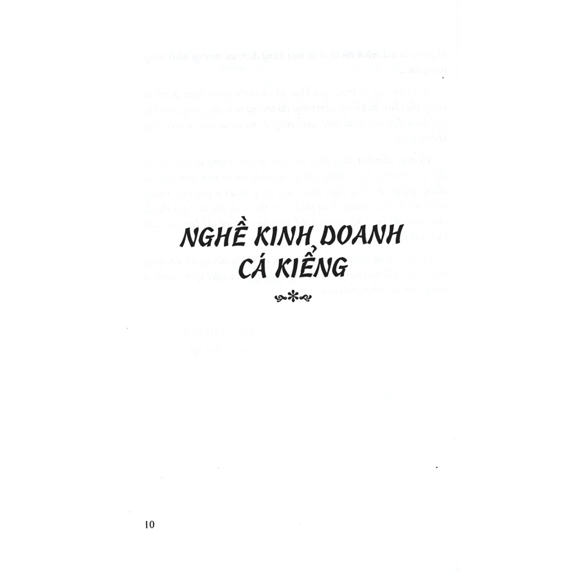 Kỹ Thuật Nuôi & Kinh Doanh Cá Kiểng