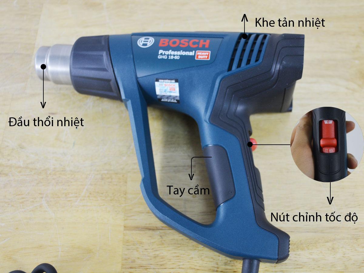 MÁY THỔI NHIỆT BOSCH GHG 18-60
