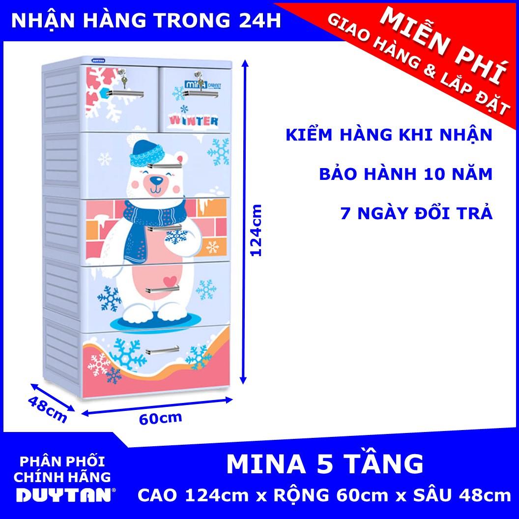 Tủ nhựa Duy Tân MINA 5 tầng