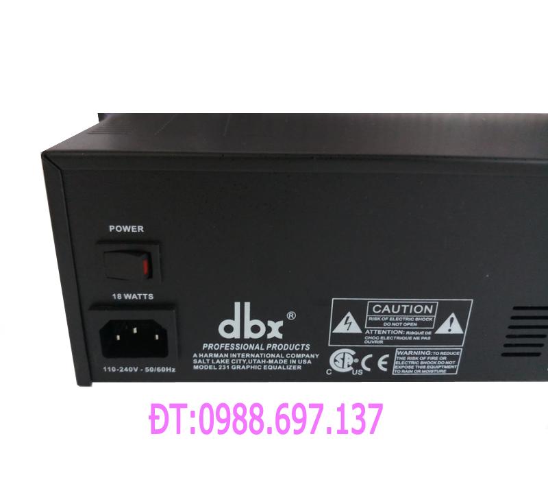 Lọc âm thanh Equalizer DBX-231/231S
