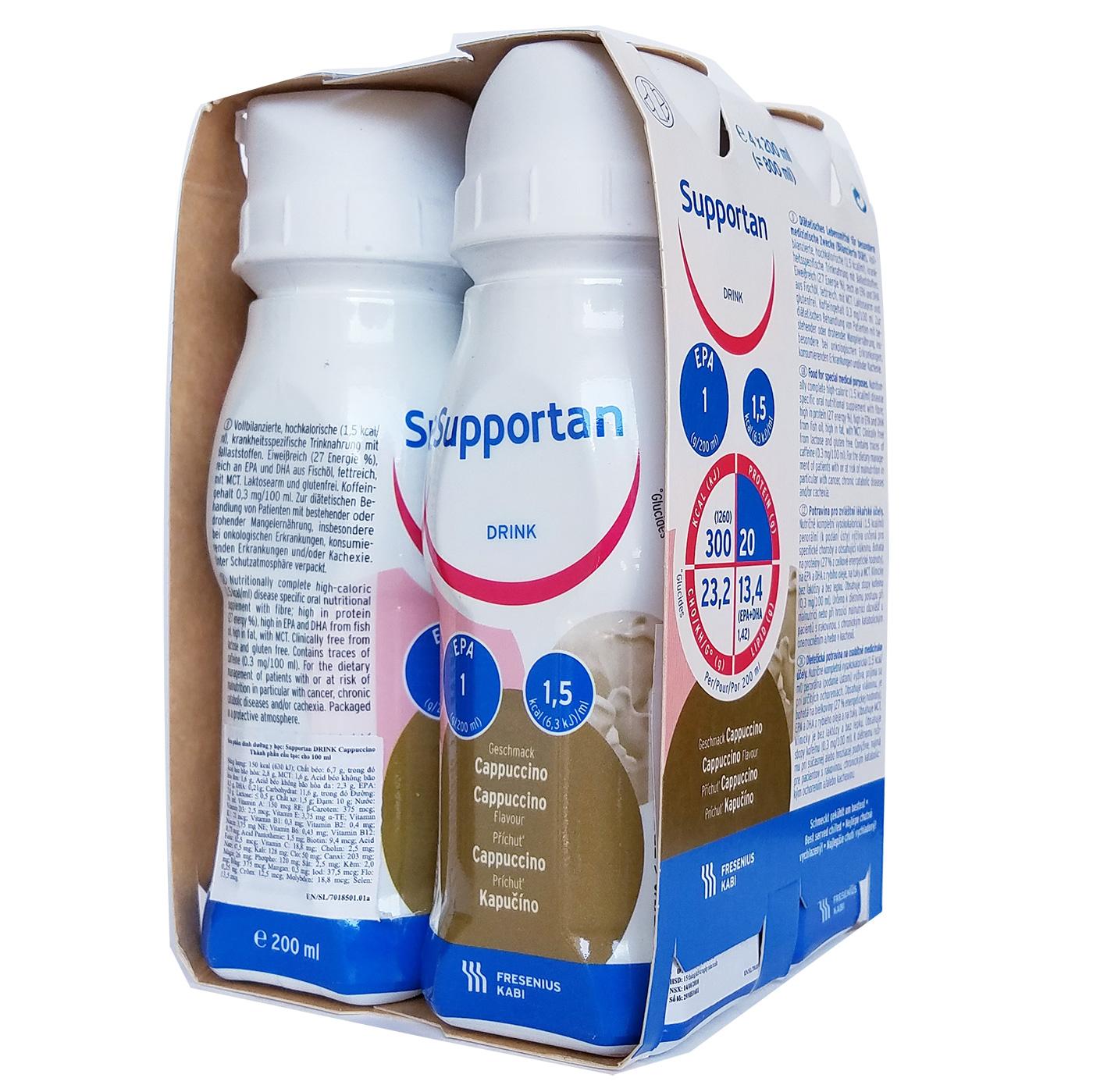 Sữa Supportan - 200ml, cho bệnh nhân ung thư