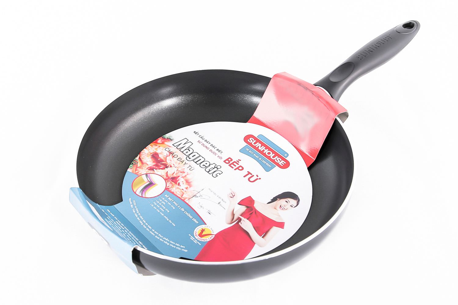 Chảo chống dính Sunhouse Magnetic Pan SHM18 - 18cm