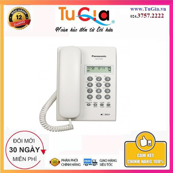 Điện Thoại Bàn PANASONIC KX-T7703X