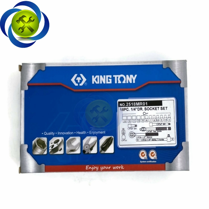 BỘ TUÝP 18 CHI TIẾT KINGTONY 2518MR