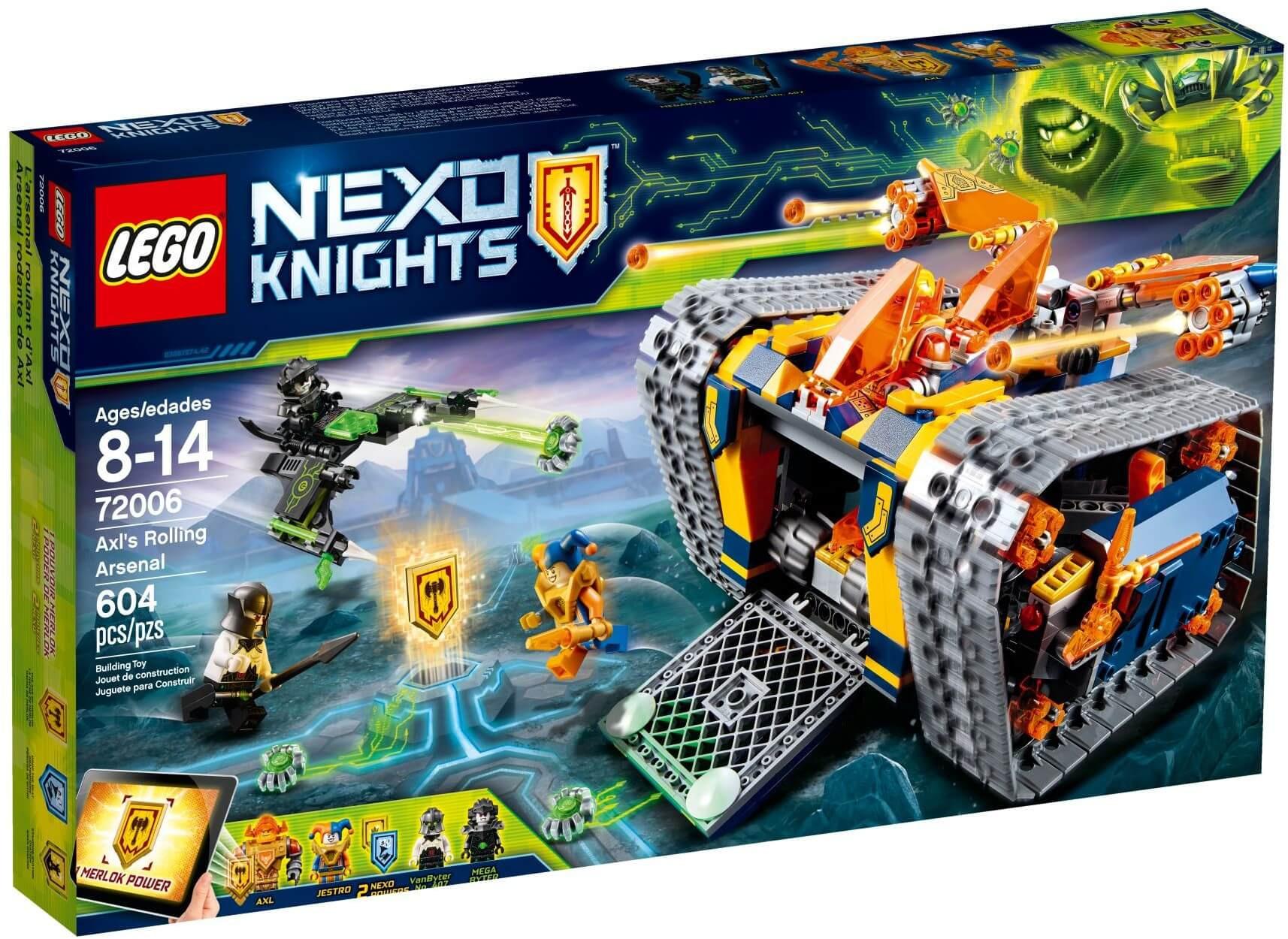 Đồ chơi lắp ráp Lego Nexo Knights 72006 - Xe Tăng của Axl