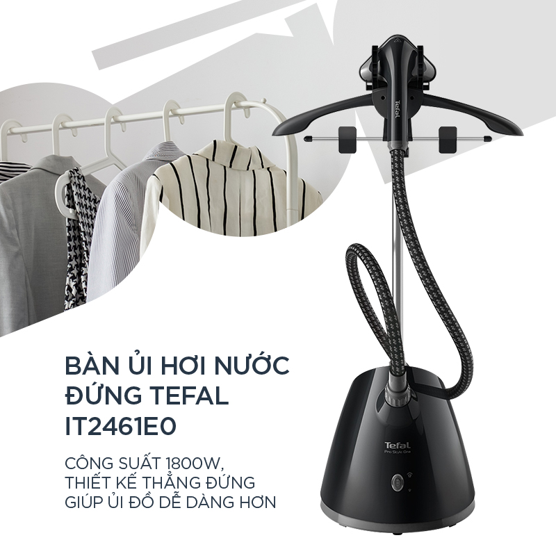 BÀN ỦI / BÀN LÀ HƠI NƯỚC ĐỨNG TEFAL ET2461E0