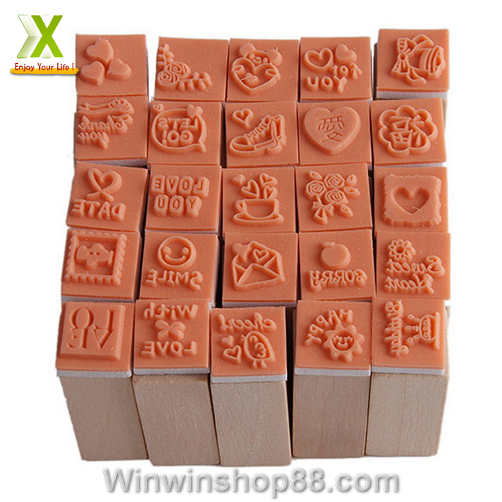 Bộ con dấu Love Diary - DB0071
