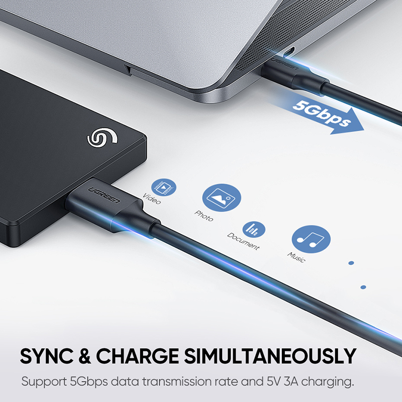 CÁP MICRO USB 3.0 SANG TYPE-C UGREEN 20103