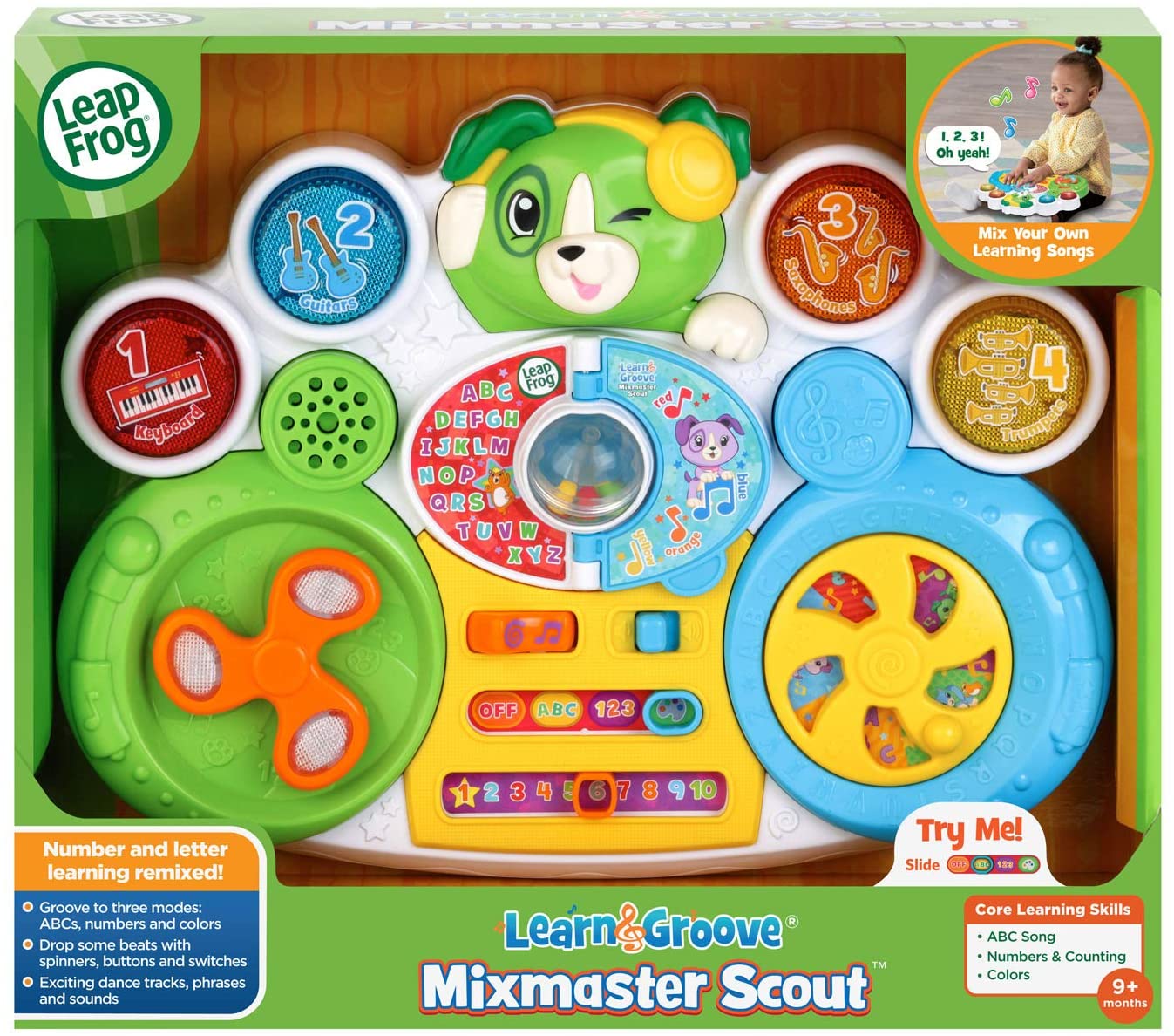 Đồ chơi LEAPFROG Bộ nhạc cụ DJ vui học 80-607600