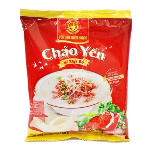 Cháo yến Thiên Hoàng vị tôm thùng 30 gói