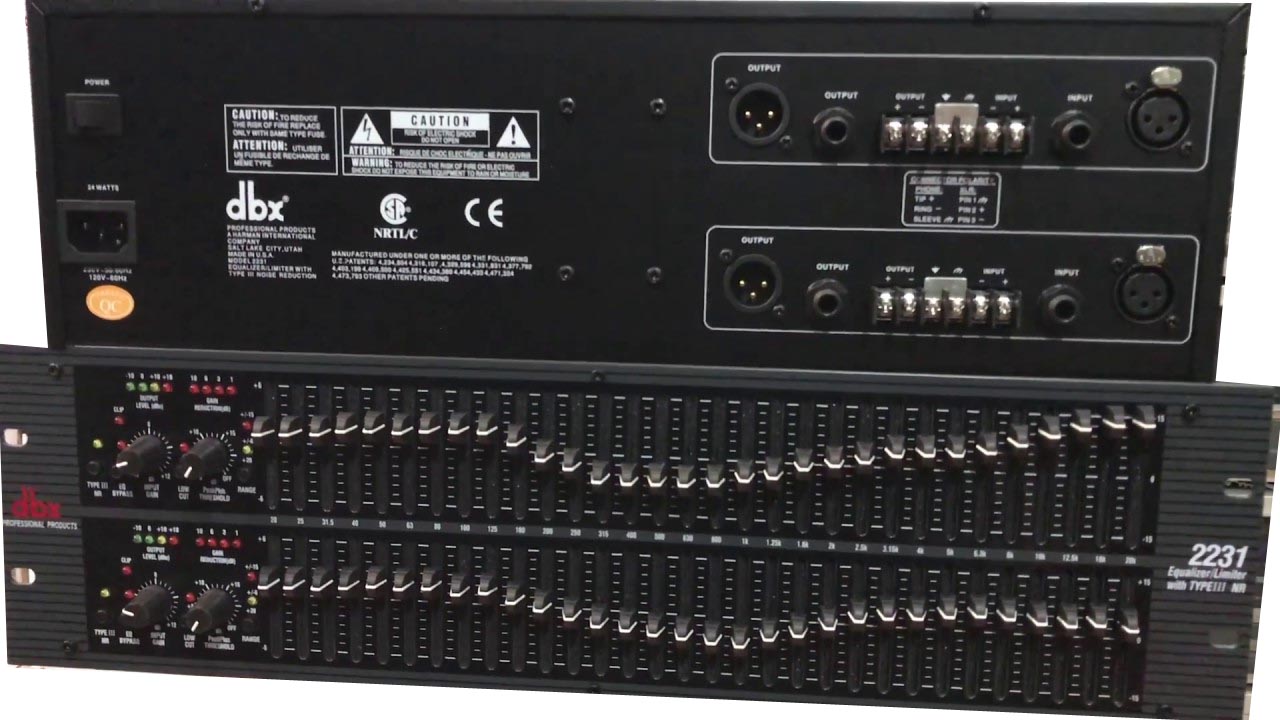 Lọc âm thanh Equalizer DBX-2231